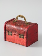 УЦЕНКА Шкатулка дерево сундучок "Цветущий бамбук" 8,5х11,8х8,5 см - Фото 4