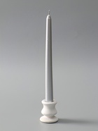 УЦЕНКА Свеча античная, 2.3×25 см, лакированная, серебряный металлик - Фото 2
