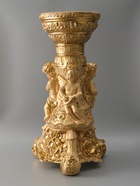 УЦЕНКА Колонна «Три ангела» слоновая кость, 49×46×88 см 10985542