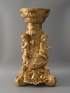 УЦЕНКА Колонна «Три ангела» слоновая кость, 49×46×88 см 10985542