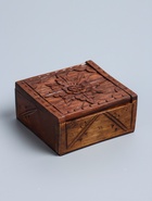 УЦЕНКА Шкатулка резная "Цветок" дерево соно,10х10х5 см - Фото 2