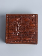 УЦЕНКА Шкатулка резная "Цветок" дерево соно,10х10х5 см - Фото 3