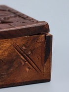 УЦЕНКА Шкатулка резная "Цветок" дерево соно,10х10х5 см - Фото 7