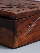 УЦЕНКА Шкатулка резная "Цветок" дерево соно,10х10х5 см - Фото 8