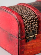 УЦЕНКА Шкатулка сундучок "Клетка и сеточка" набор 2 шт 7,5х11,5х7 см 10,5х15х11 см - Фото 11