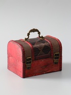 УЦЕНКА Шкатулка сундучок "Клетка и сеточка" набор 2 шт 7,5х11,5х7 см 10,5х15х11 см - Фото 4