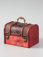 УЦЕНКА Шкатулка сундучок "Клетка и сеточка" набор 2 шт 7,5х11,5х7 см 10,5х15х11 см - Фото 5