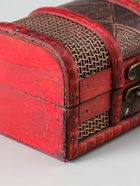 УЦЕНКА Шкатулка сундучок "Клетка и сеточка" набор 2 шт 7,5х11,5х7 см 10,5х15х11 см - Фото 10