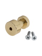 Крючки мебельные CAPPIO TKd=033, однорожковый, цвет матовое золото, набор 2 шт.  (артикул 10910639)  большой выбор товаров оптом и в розницу по низким ценам с доставкой