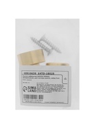 Крючки мебельные CAPPIO TKd=033, однорожковый, цвет матовое золото, набор 2 шт.  (артикул 10910639)  большой выбор товаров оптом и в розницу по низким ценам с доставкой