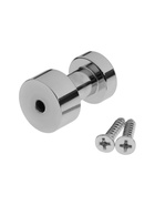 Крючки мебельные CAPPIO TKd=033, однорожковый, цвет хром, набор 2 шт. - фото 809479271