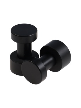 Крючки мебельные CAPPIO TKd=033, однорожковый, чёрные, набор 2 шт.  (артикул 10910642)  большой выбор товаров оптом и в розницу по низким ценам с доставкой