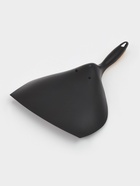 Щётка с совком Доляна Meli, бамбуковая ручка, 37×24 см, чёрная - Фото 2