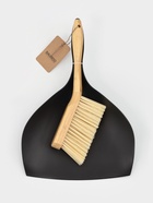 Щётка с совком Доляна Meli, бамбуковая ручка, 37×24 см, чёрная - Фото 7