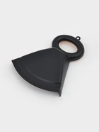 Щётка с совком Доляна Meli, бамбуковая ручка, 21.5×16.5 см, чёрная - Фото 2