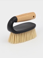 Щётка утюжок Доляна Meli, бамбуковая ручка, 12.5×6.5×9.5 см, чёрная  (артикул 10911044)  большой выбор товаров оптом и в розницу по низким ценам с доставкой