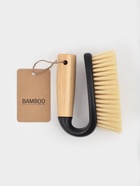 Щётка утюжок Доляна Meli, бамбуковая ручка, 12.5×6.5×9.5 см, чёрная - Фото 6