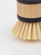 Щётка для посуды Доляна Meli, бамбуковая ручка, 7 см, чёрная - Фото 2
