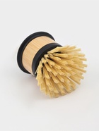 Щётка для посуды Доляна Meli, бамбуковая ручка, 7 см, чёрная - Фото 3