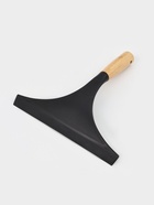 Водосгон Доляна Meli, бамбуковая ручка, 23×23 см, чёрный - фото 69480742