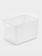 Контейнер для хранения с ручками LaDо́m «Натурэль», 36×25×24.5 см, белый  (артикул 10981356)  большой выбор товаров оптом и в розницу по низким ценам с доставкой