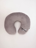 Подушка для путешествий бархатная «Время путешествий», серая, 28×30×9 см - фото 809461070