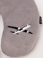 Подушка для путешествий бархатная «Время путешествий», серая, 28×30×9 см - фото 809461071