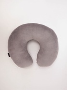 Подушка для путешествий бархатная «Время путешествий», серая, 28×30×9 см - фото 809461072