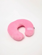 Подушка для путешествий бархатная «Не храплю», розовая, 28×30×9 см - фото 809461079