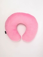 Подушка для путешествий бархатная «Не храплю», розовая, 28×30×9 см - фото 809461082