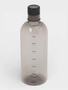 Бутылка для воды с мерной шкалой, 750 мл, 7.5×22.5 см, полистирол, чёрная - фото 68182643