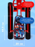 УЦЕНКА Снегокат «Тимка Спорт 1+» с галактическим роботом, красный, ТС1+/ГР Nika Kids - Фото 3