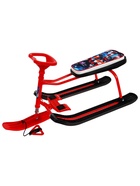 УЦЕНКА Снегокат «Тимка Спорт 1+» с галактическим роботом, красный, ТС1+/ГР Nika Kids - Фото 5