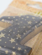 УЦЕНКА Свеча в торт "Саната", цифра "1", черная с золотыми звездами, 5.5 см 10985799