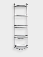 УЦЕНКА Полка угловая, 5-ти ярусная «Modern», 20×28×87 см, цвет хром - Фото 1