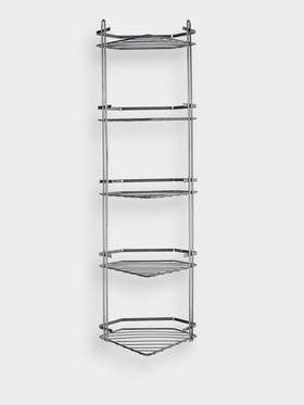 {{photo.Alt || photo.Description || 'УЦЕНКА Полка угловая, 5-ти ярусная «Modern», 20×28×87 см, цвет хром'}}