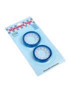 УЦЕНКА Набор текстовыделительной клейкой ленты, 2 штуки. 75 мм ×10 м, синяя, отклеиваемая 10985832