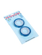 УЦЕНКА Набор текстовыделительной клейкой ленты, 2 штуки. 75 мм ×10 м, синяя, отклеиваемая 10985832