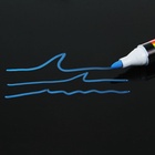 УЦЕНКА Маркер меловой для стекла, на водной основе, синий флуоресцентный - Фото 2