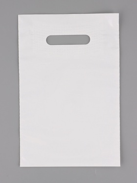 Пакет полиэтиленовый с вырубной ручкой, белый 20?30 см, 60 мкм (комплект 50 шт)