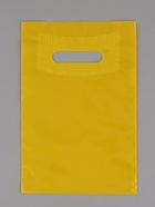 Пакет полиэтиленовый с вырубной ручкой, жёлтый 20 х 30 см, 60 мкм (комплект 50 шт) - фото 68182657