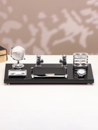 УЦЕНКА Набор настольный канцелярский 6в1 с часами - Фото 3