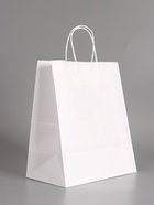 Пакет бумажный подарочный, « 8 марта Женский День! Бабочка», белый, 24?14?28 см (комплект 2 шт) - фото 68182686