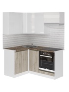 Кухонный гарнитур угловой «Антика мега прайм», 1200×1600 мм, цвет бежевый/белый - Фото 2