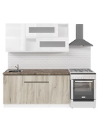 Кухонный гарнитур прямой «Антика стандарт», 1600 мм, цвет бежевый/белый 10986014