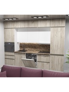 Кухонный гарнитур прямой «Антика Экстра 5», 3000 мм, цвет бежевый/белый - Фото 1