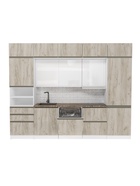 Кухонный гарнитур прямой «Антика Экстра 5», 3000 мм, цвет бежевый/белый - Фото 5