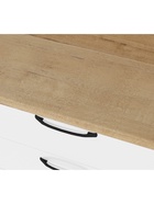 Кухонный гарнитур прямой «Жасмин ультра», 2000 мм, цвет белый/бежевый - Фото 4