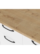 Кухонный гарнитур прямой «Жасмин Экстра 5», 3000 мм, цвет белый/бежевый  (артикул 10986027)  большой выбор товаров оптом и в розницу по низким ценам с доставкой