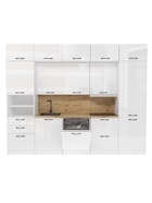 Кухонный гарнитур прямой «Жасмин Экстра 5», 3000 мм, цвет белый/бежевый - Фото 5